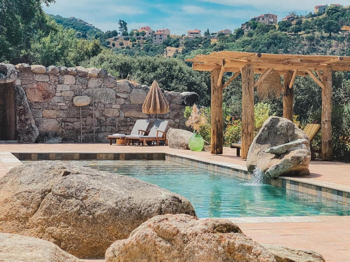 Residence De Luxe 4 Etoiles A Pietralba, 4 Logements Piscine Chauffee Balagne Buitenkant foto