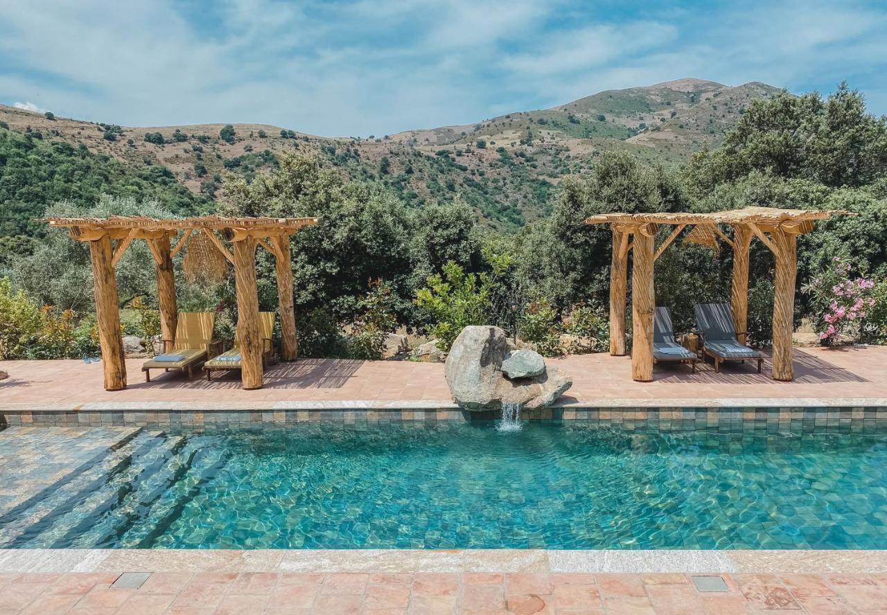 Residence De Luxe 4 Etoiles A Pietralba, 4 Logements Piscine Chauffee Balagne Buitenkant foto