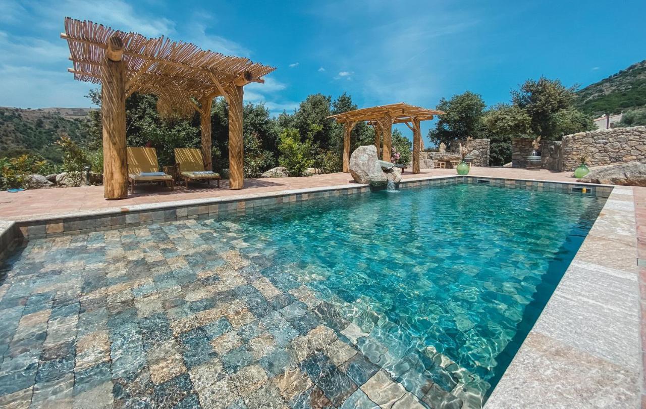 Residence De Luxe 4 Etoiles A Pietralba, 4 Logements Piscine Chauffee Balagne Buitenkant foto